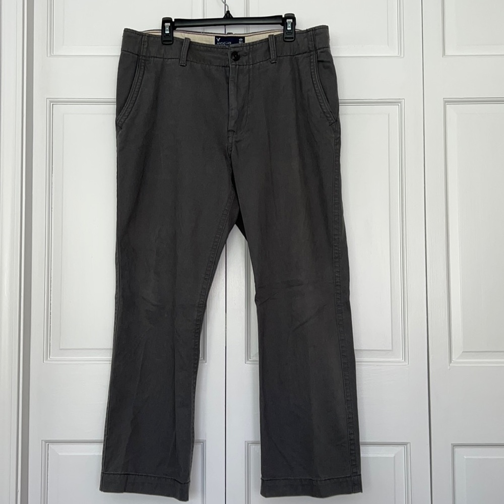American Eagle Gray Chinos